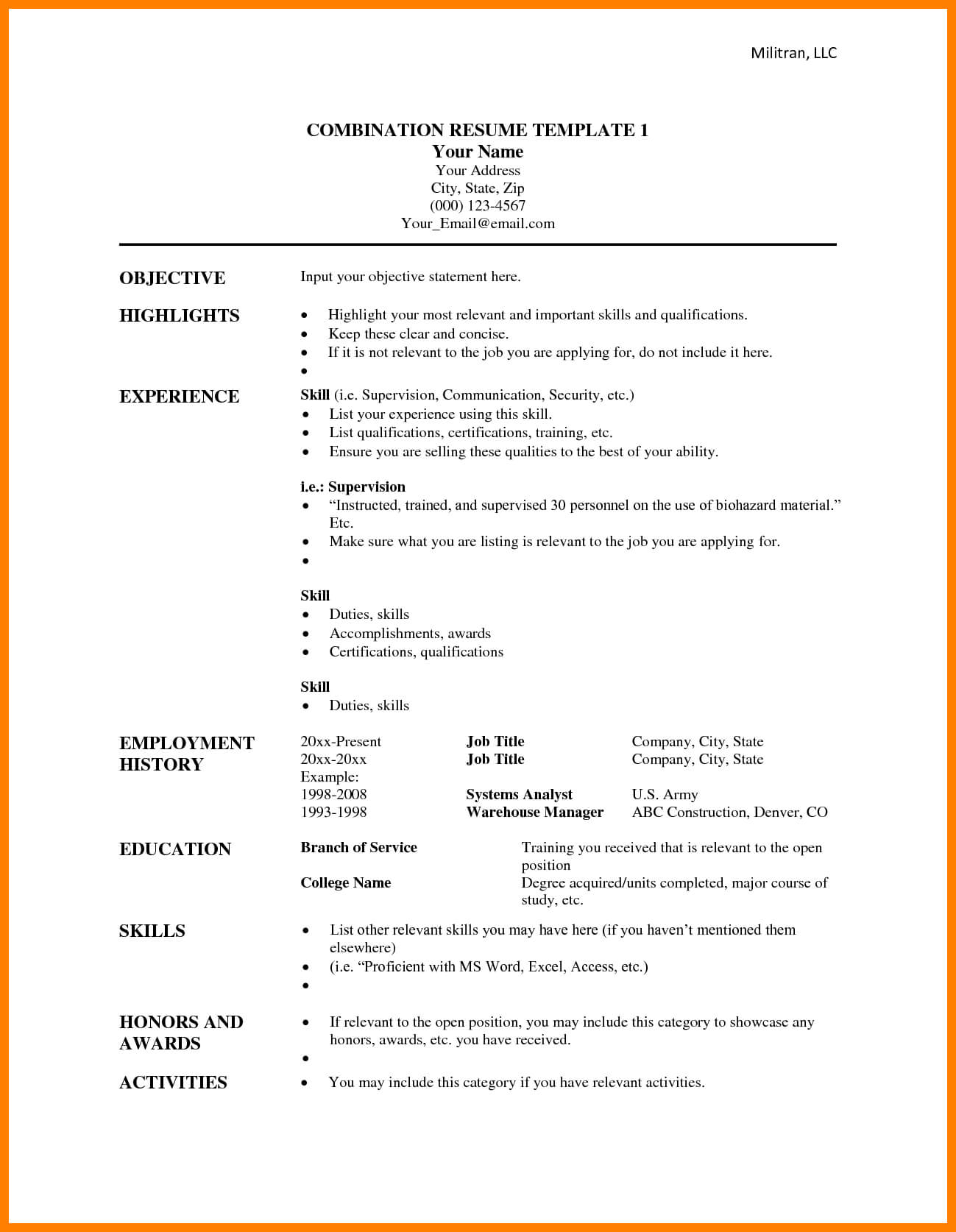 001 Functional Resume Template Microsoft Word Best With Combination Resume Template Word