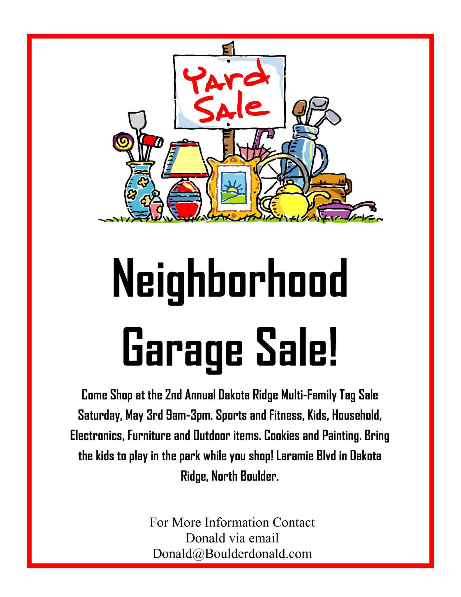 001 Template Ideas Yard Sale Flyer Formidable Community Regarding Yard 