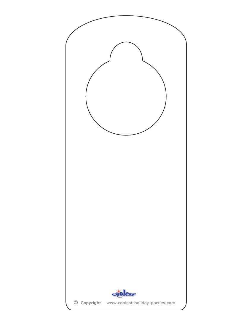 002 Blank Door Hanger Template Surprising Ideas Microsoft With Blanks 