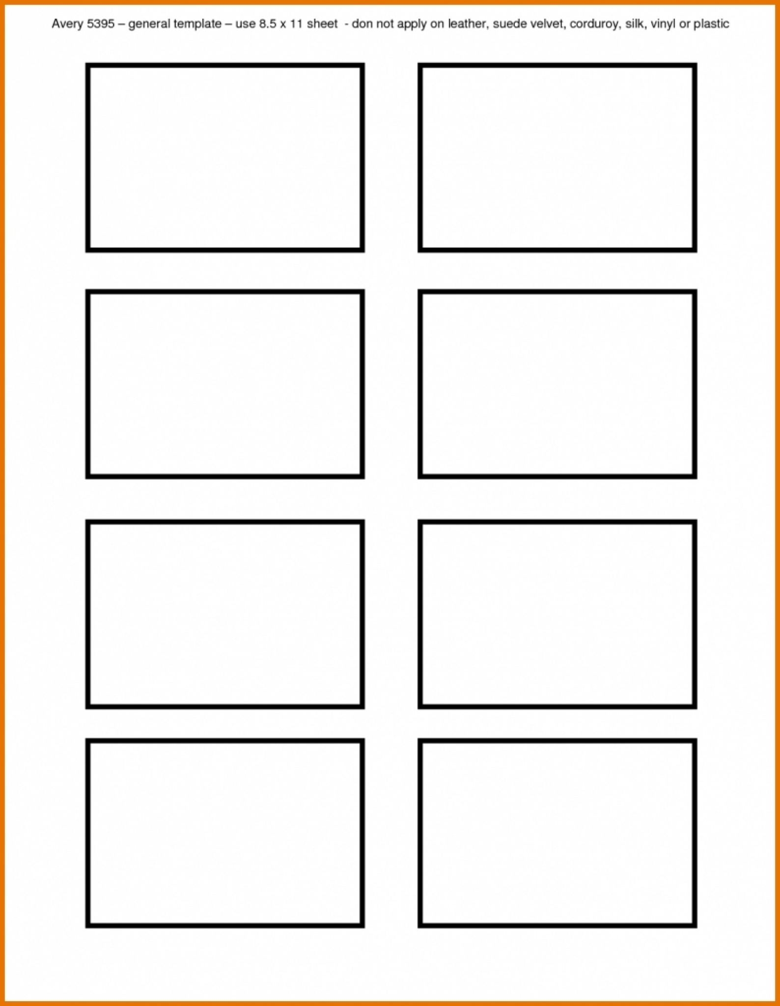 Label Template 10 Per Page