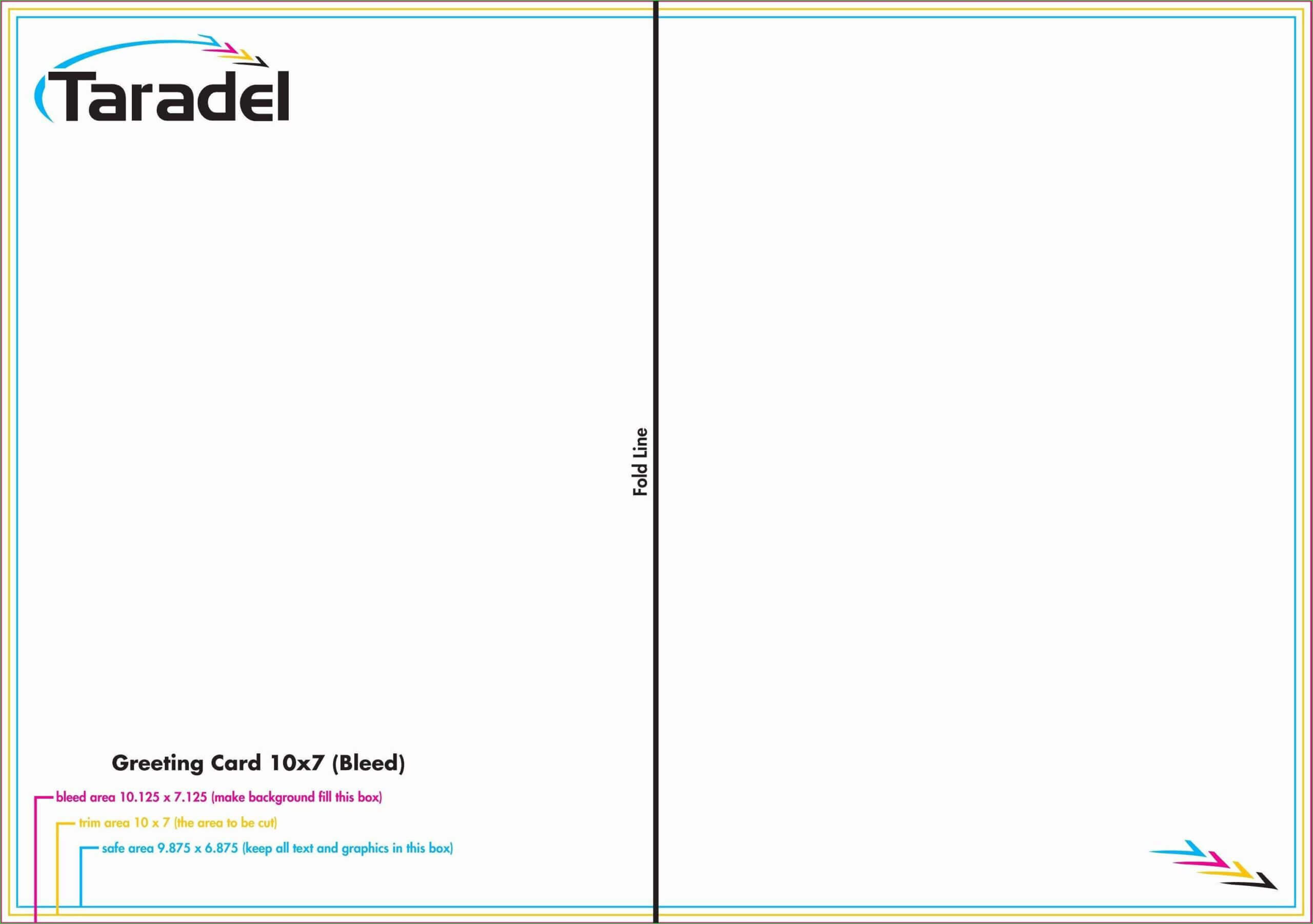 002 Quarter Fold Card Template Photoshop Indesign Greeting Within Blank Quarter Fold Card Template