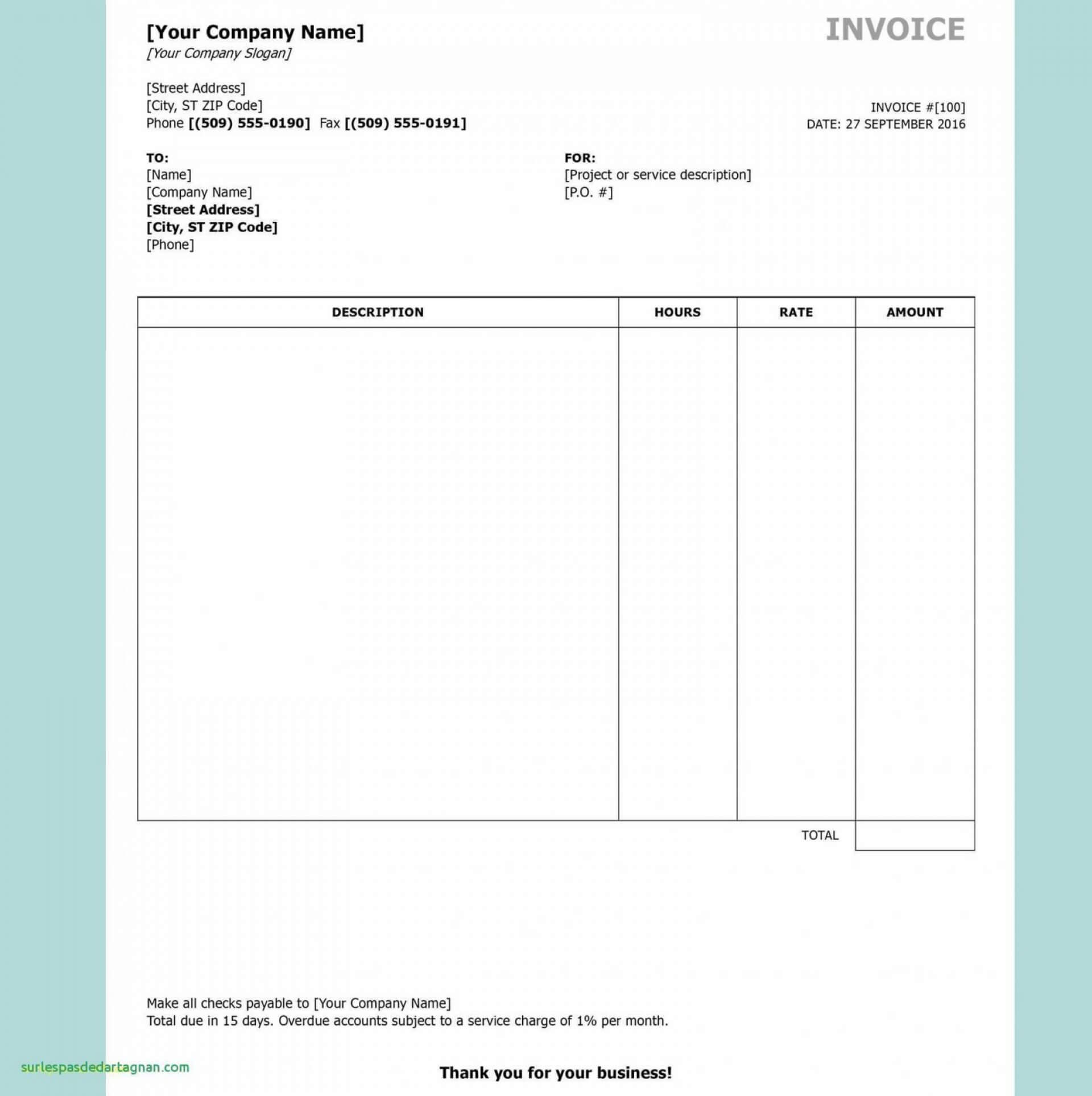 002 Simple Proforma Invoice Template Word Magnificent Ideas For Free