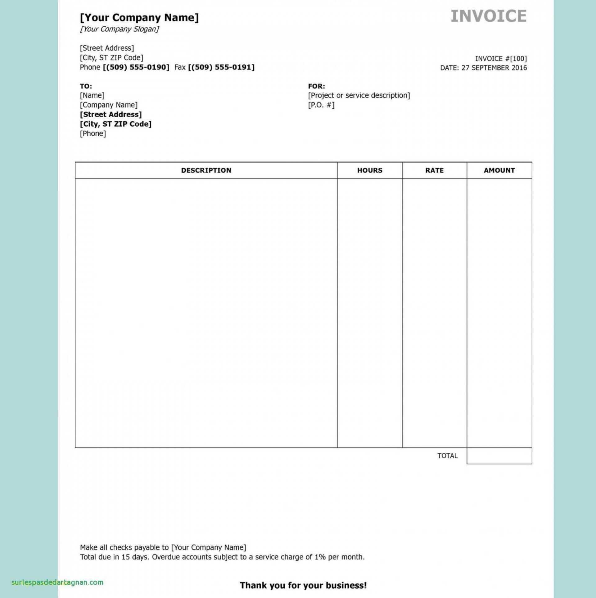 14 Proforma Invoice Template Sample Word Excel Templates Gambaran