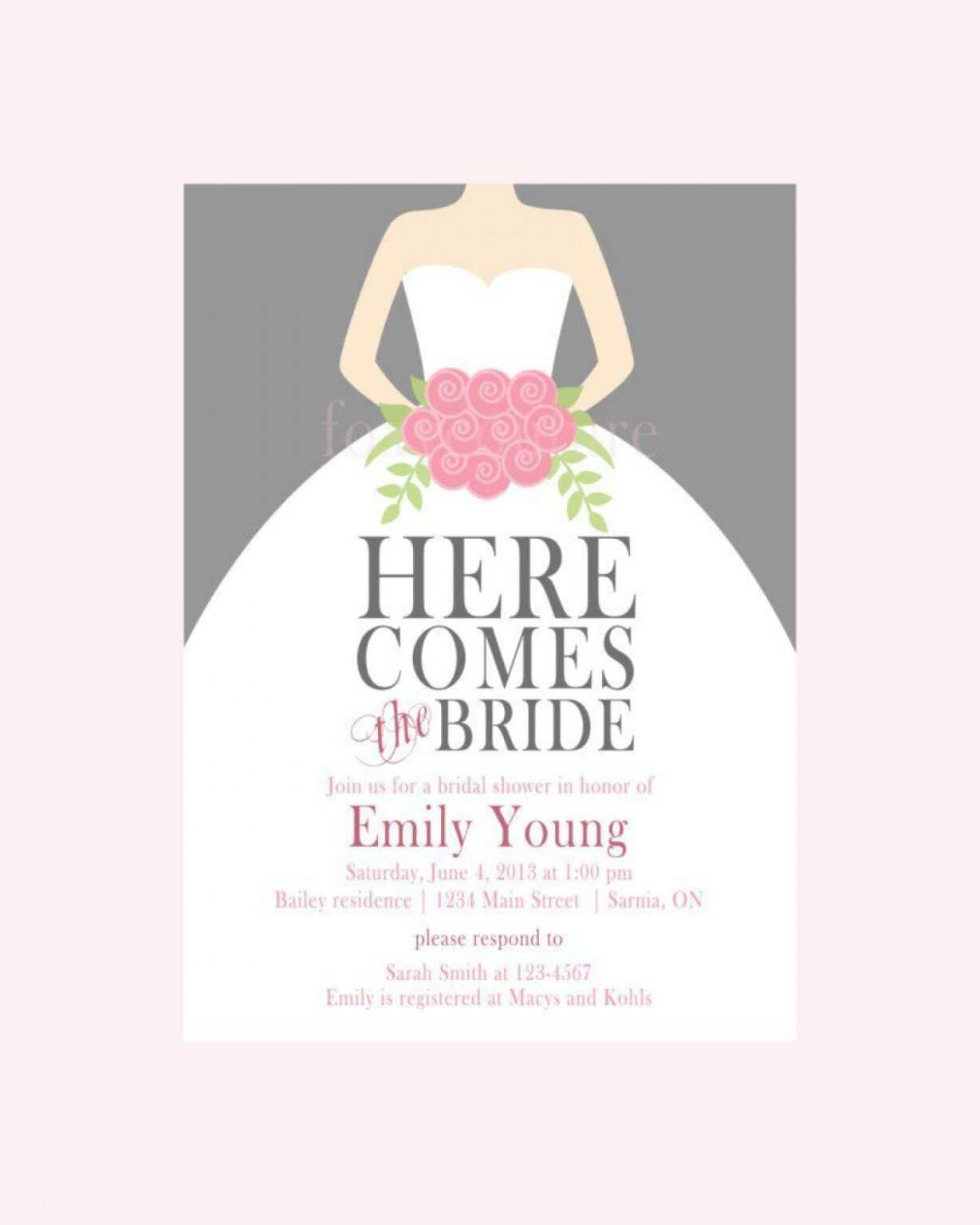 002 Template Ideas Free Bridal Shower Invitation Templates In Blank 