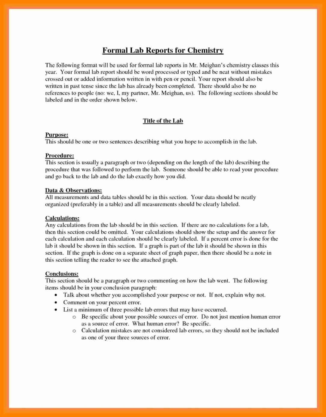 003 Formal Lab Report Example Best Write Up Template Of With Regard To Biology Lab Report Template