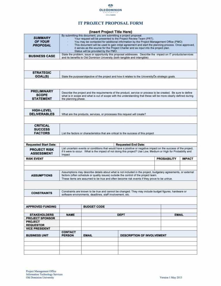 003 Microsoft Word Proposal Template Ideas Project Pertaining To 