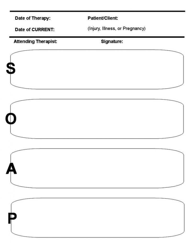 003 Template Ideas Blank Soap Note Staggering Word Nurse With Blank Soap Note Template