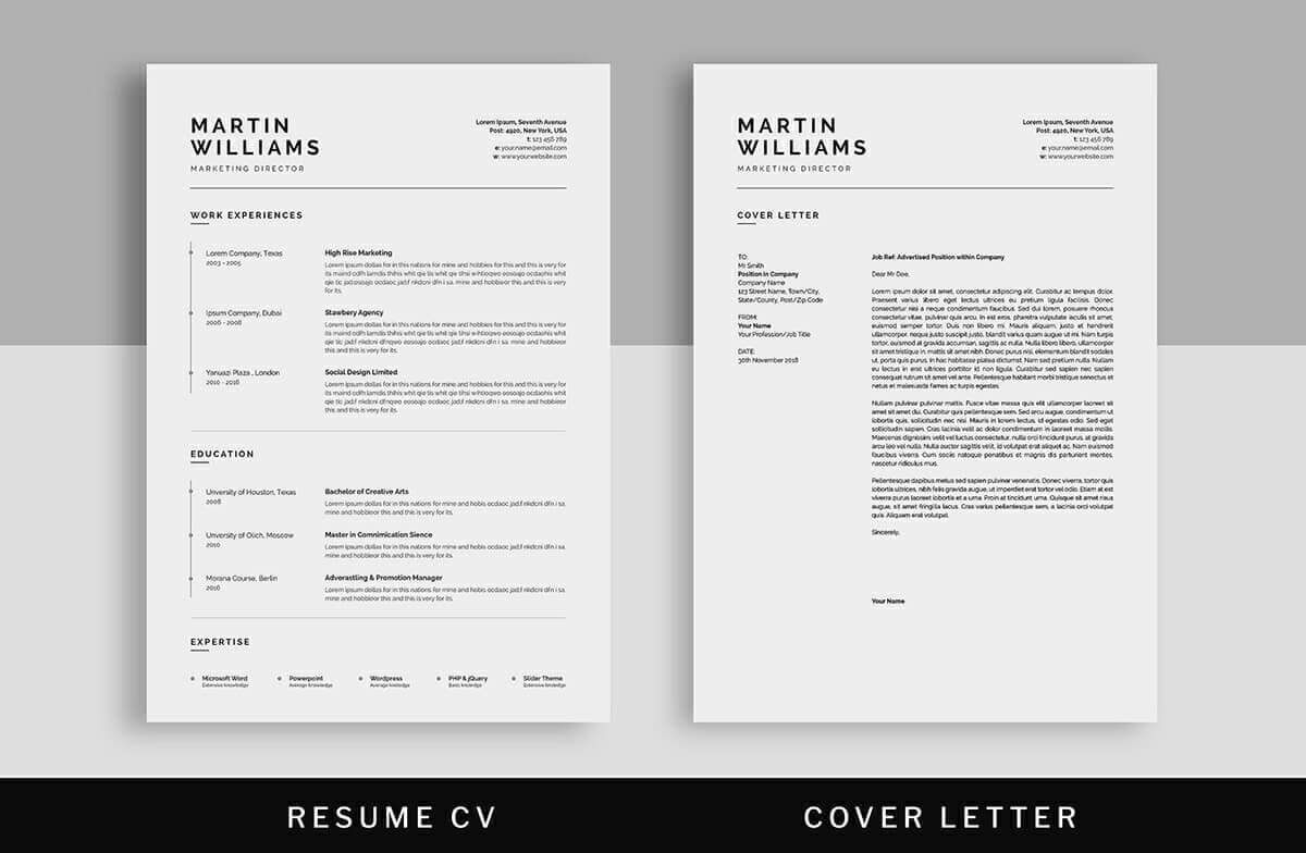 003 Two Column Resume 3 Cv Template Word Impressive 2 Ideas Pertaining To 3 Column Word Template