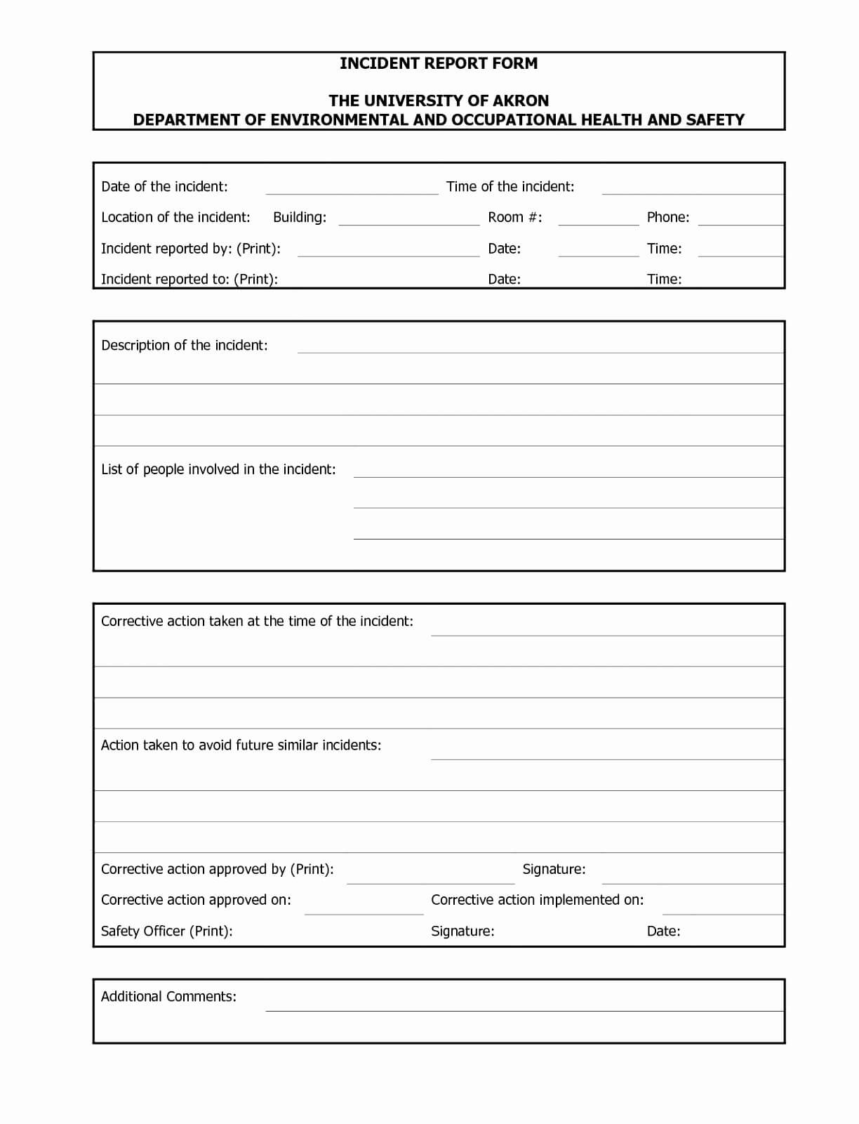 004 20Automobile Accident Report Form Template Elegant Pertaining To Hse Report Template