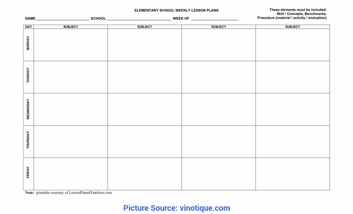 004 Best Lesson Plan Template Word Editable Photos Of Weekly Regarding Teacher Plan Book Template Word