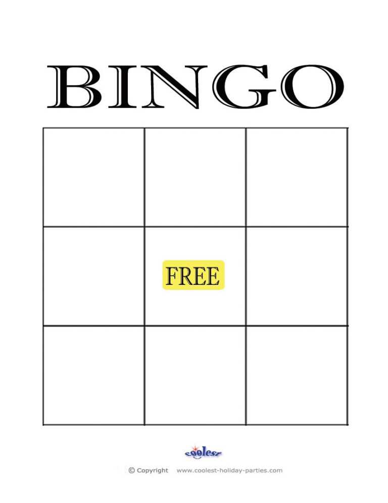 microsoft office bingo template