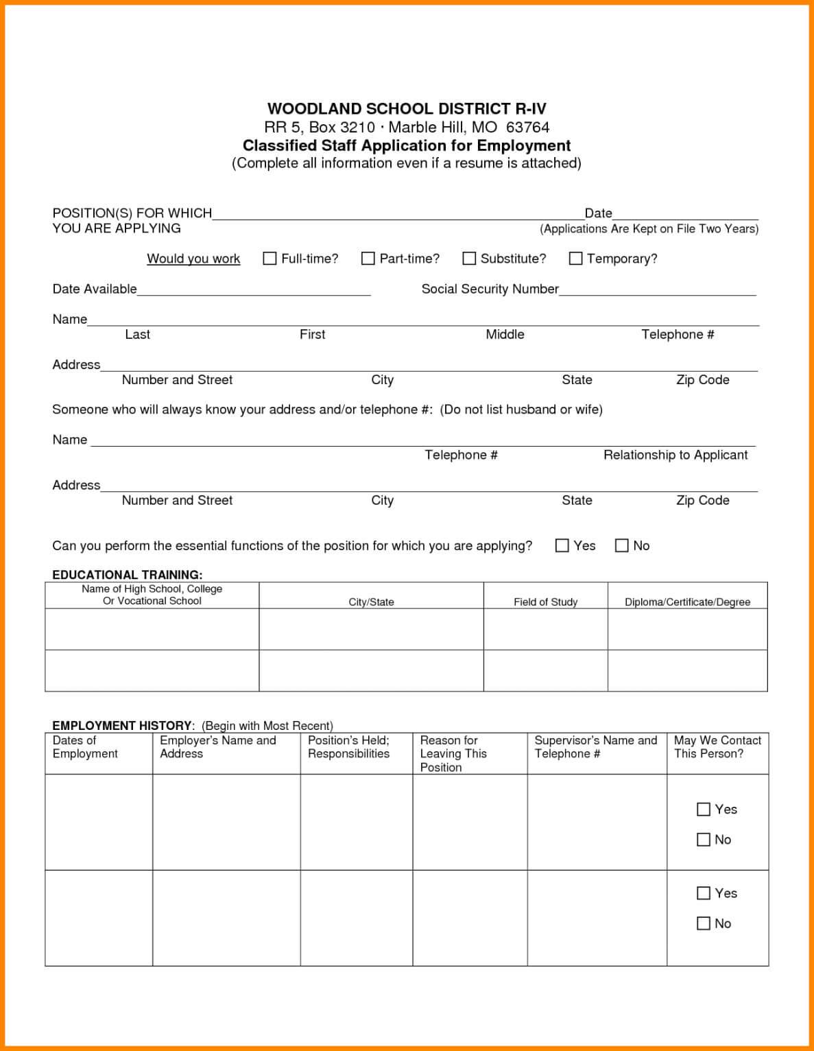 Employment Application Template Microsoft Word Cardtemplatemyid 6773