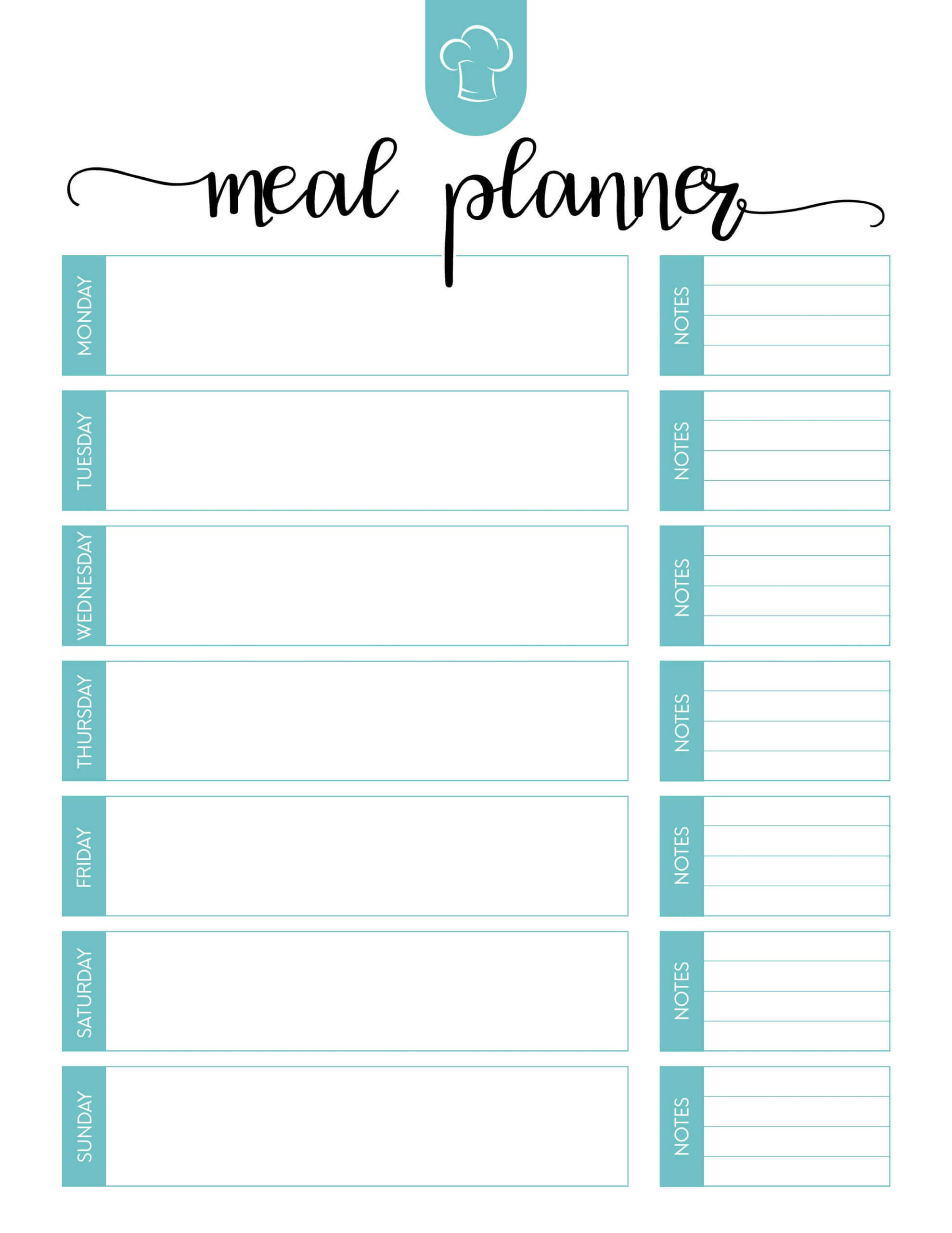 005 Free Menu Plan Template Unique Ideas Meal Planning In Menu Planning Template Word