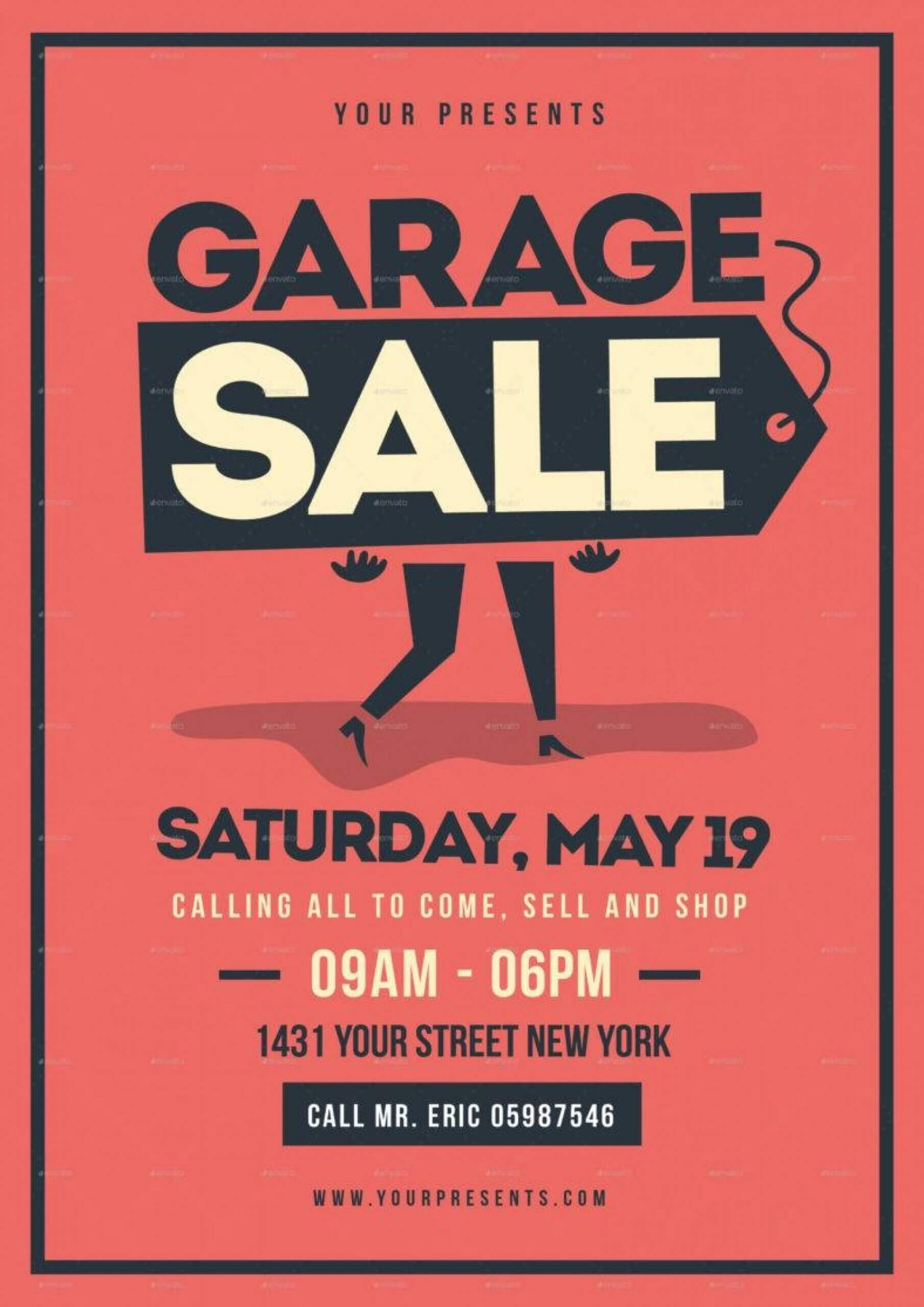 005 Garage Sale Flyer Template Word Ideas Retro Stunning Regarding Garage Sale Flyer Template Word