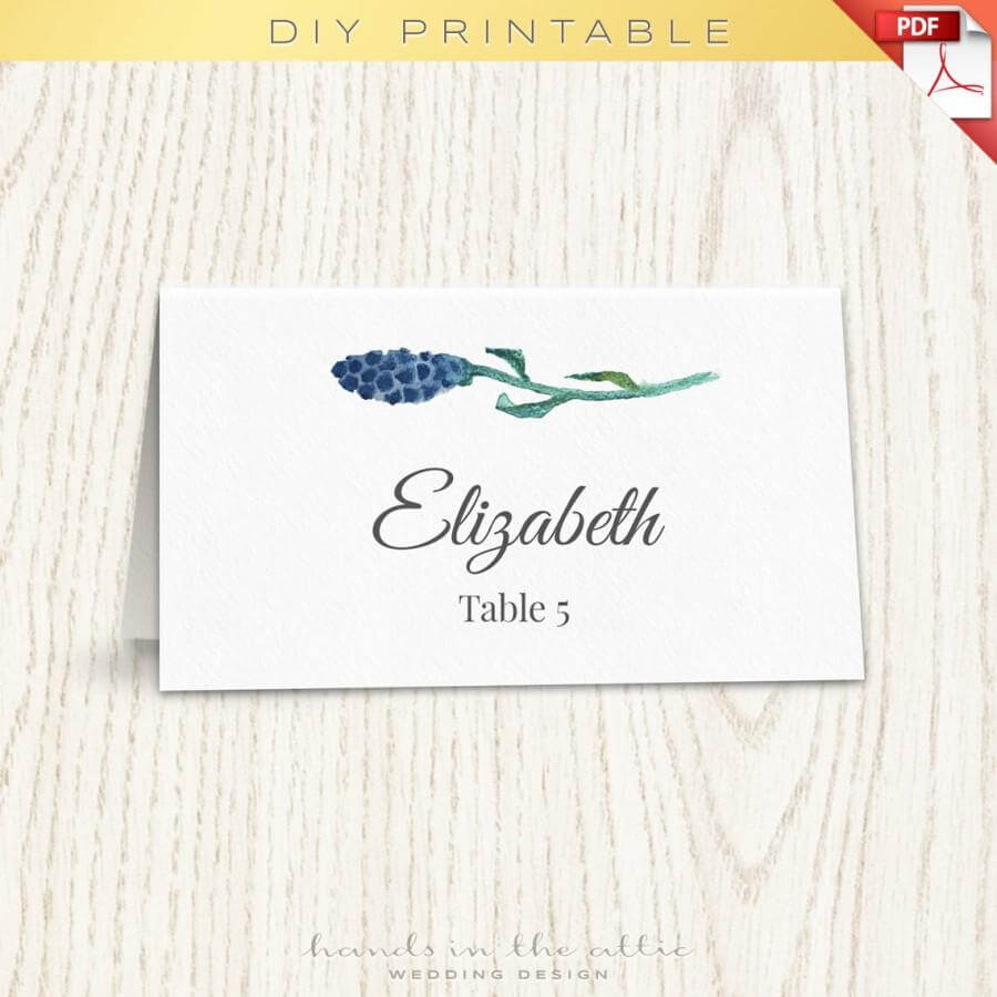 005 Name Place Cards Template Ideas Floral Wedding Placecard With Regard To Wedding Place Card Template Free Word