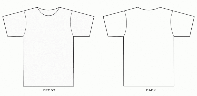 005 T Shirt Design Templates Men White Template Front And Pertaining To ...