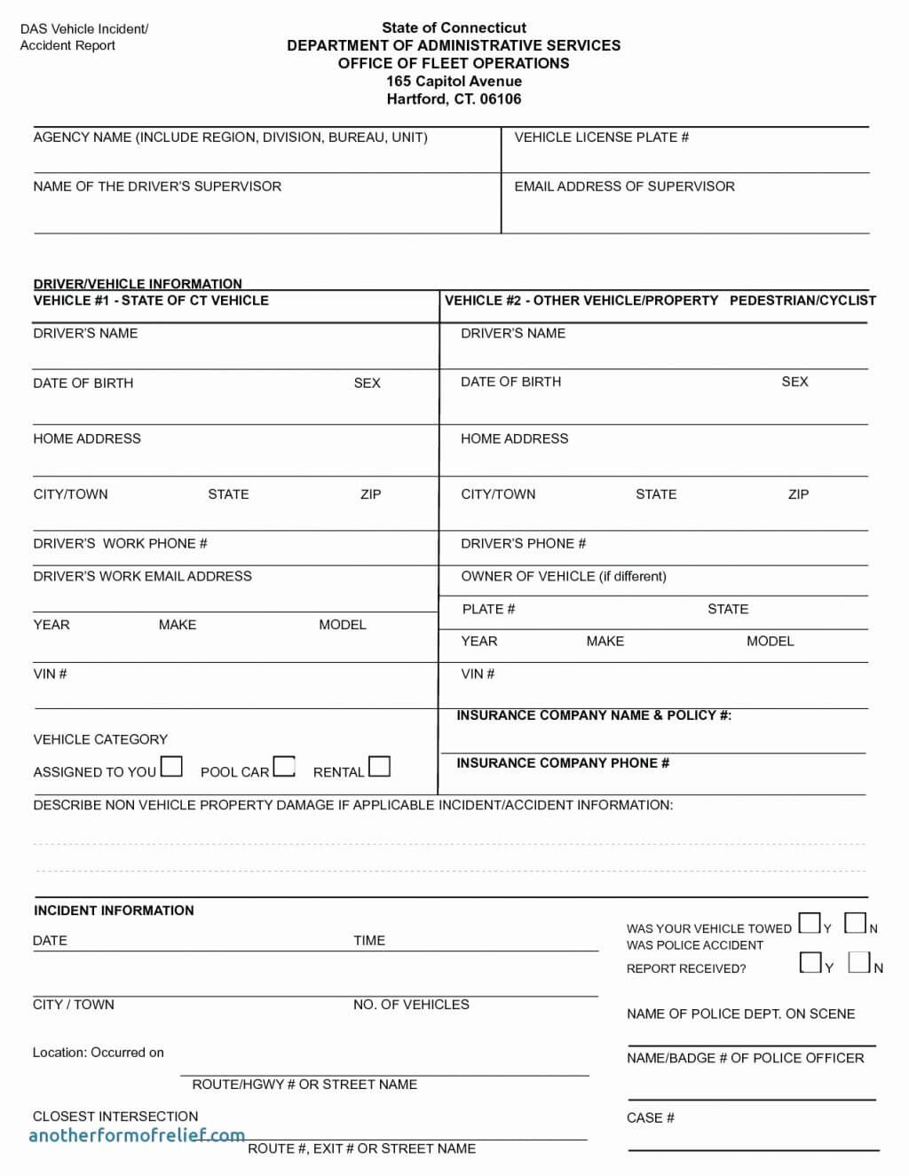 006 Auto Accident Report Form Template Ideas 20Example Intended For Motor Vehicle Accident Report Form Template