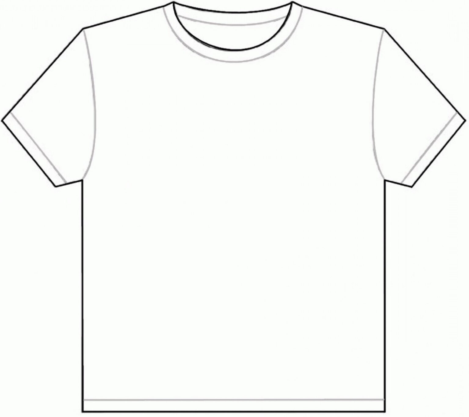 006 Blank Tee Shirt Template T Shirts Vector Beautiful Ideas Within ...