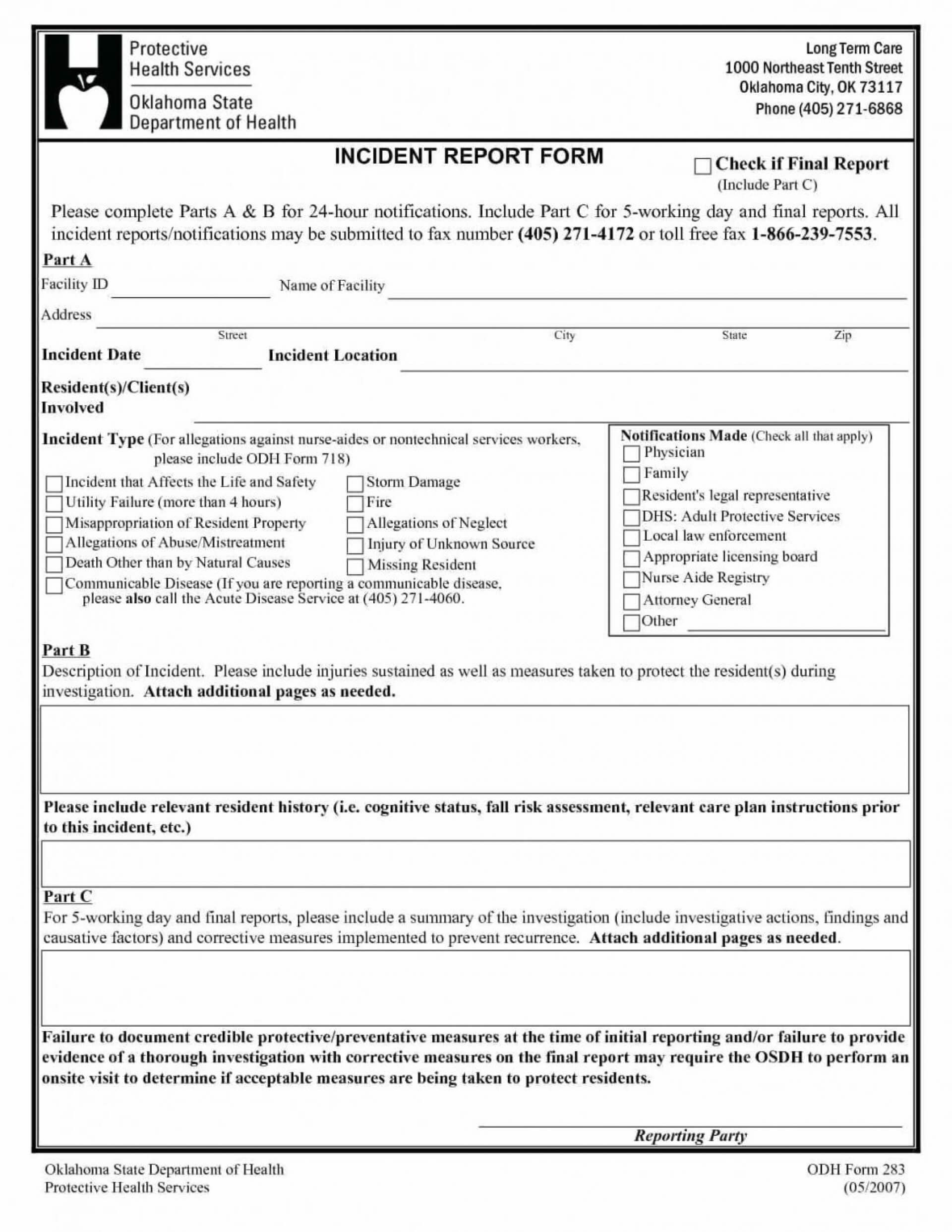 007 20It Incident Report Template Car Accident Verypage Form Pertaining To Workplace Investigation Report Template
