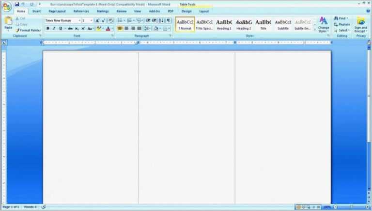 how to make brochure in word 2010