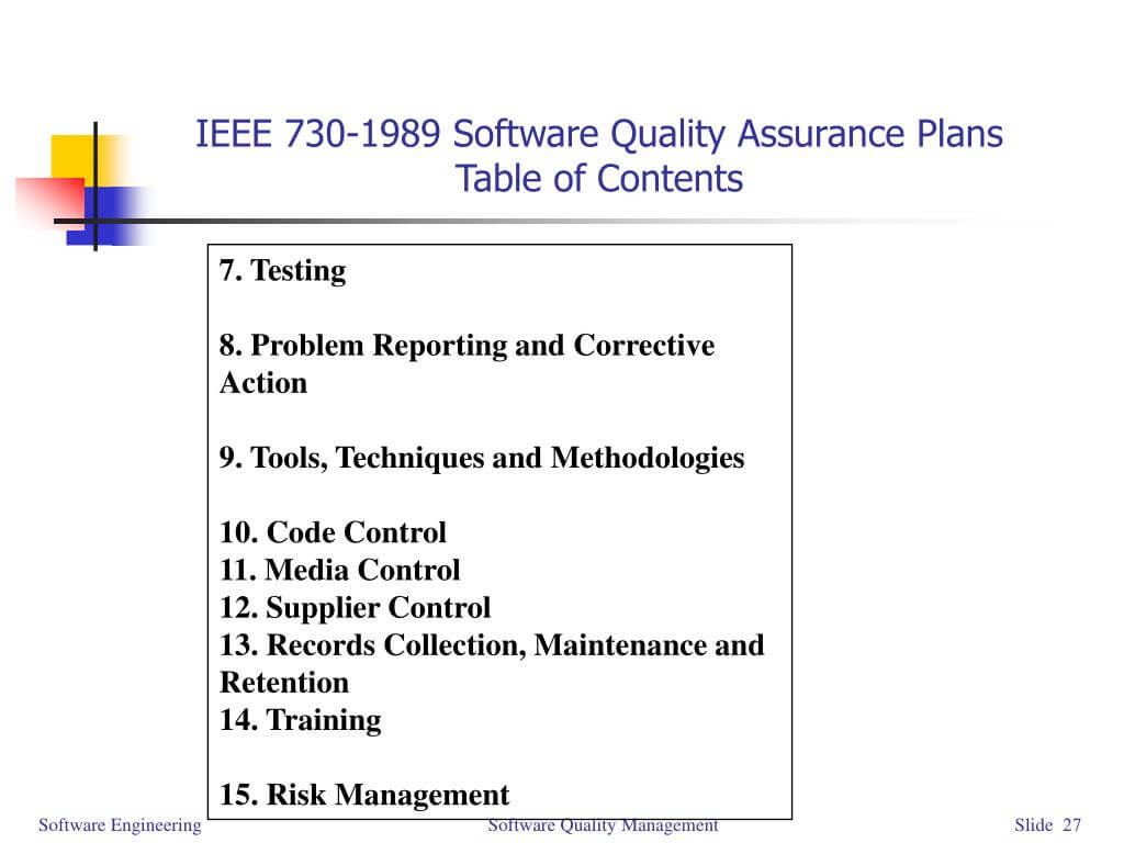 007 Template Ideas Software Quality Control Plan Example Regarding Software Quality Assurance Report Template