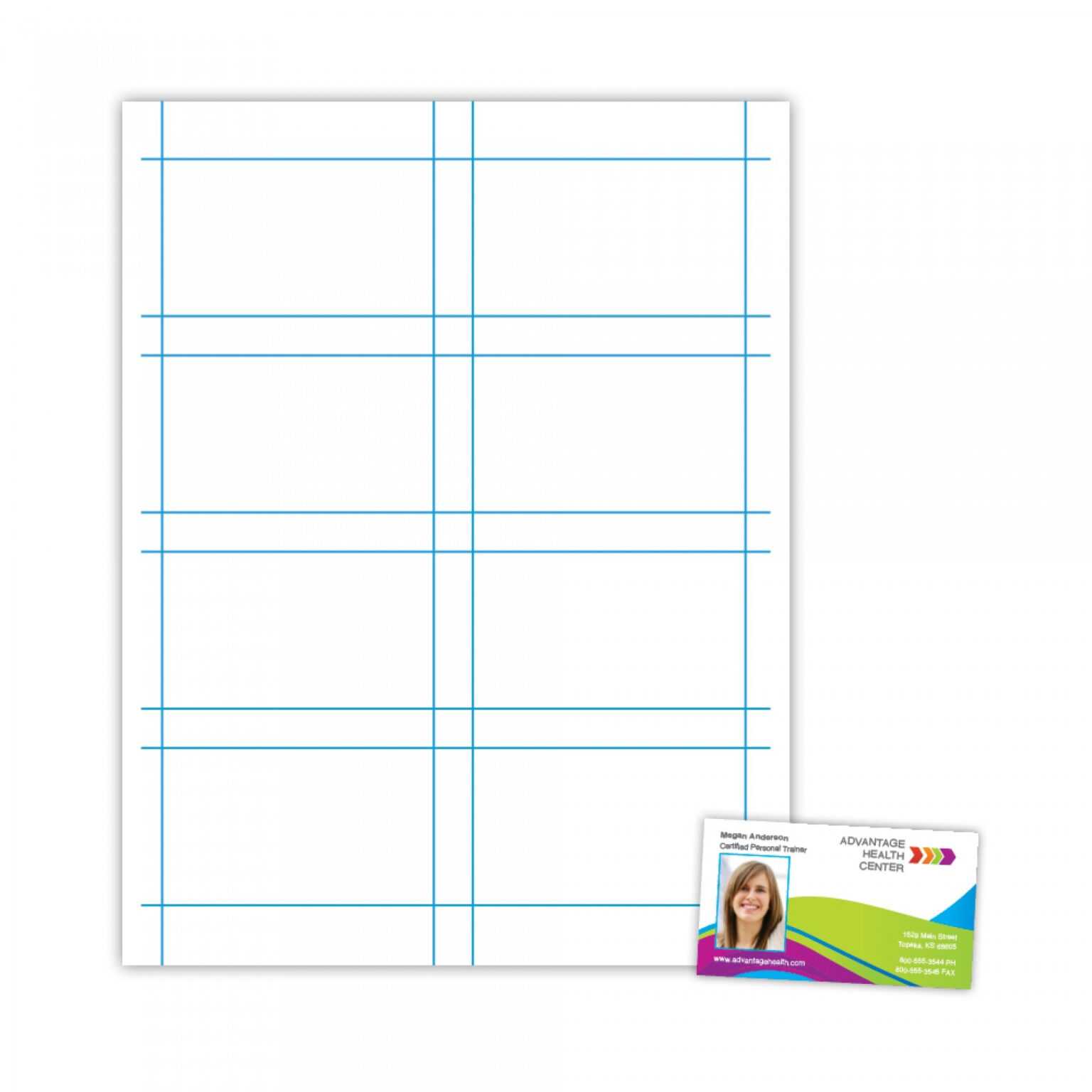 Blank Business Card Template Psd