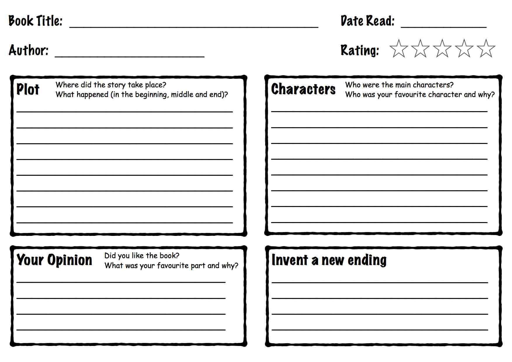 009 Free Book Report Templates Template Wondrous Ideas Forms Regarding Book Report Template Middle School