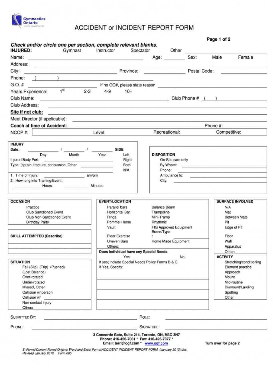 009 Incident Report Format Andlate For Employee Helloalive For Incident Report Form Template Qld