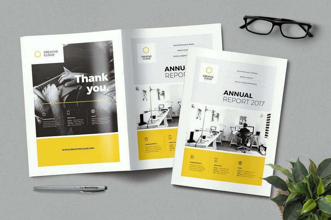010 Creative Annual Report Template Word Marvelous Ideas Inside Annual Report Word Template