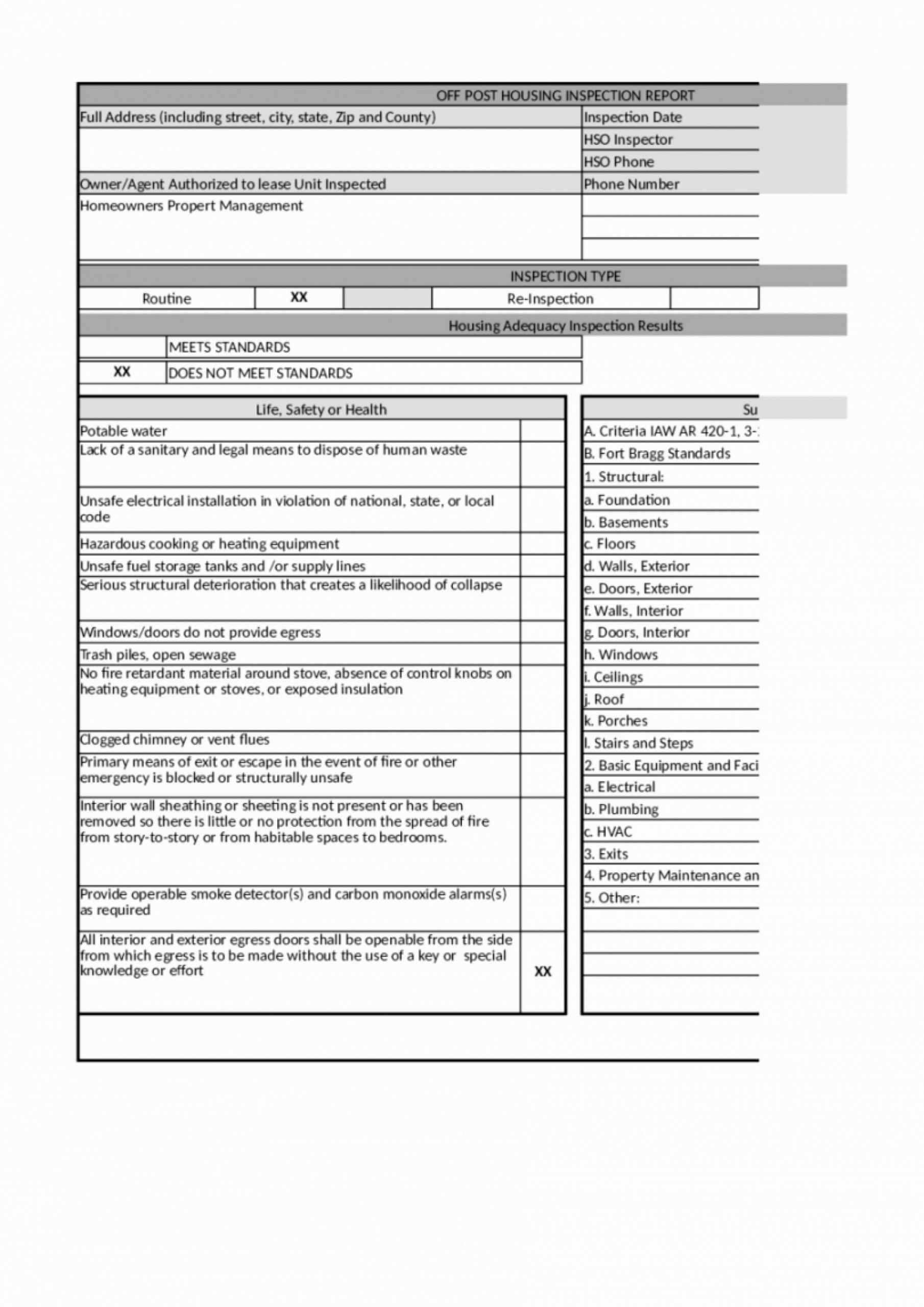 010 Template Ideas Home Inspection Astounding Report Pertaining To Property Management Inspection Report Template