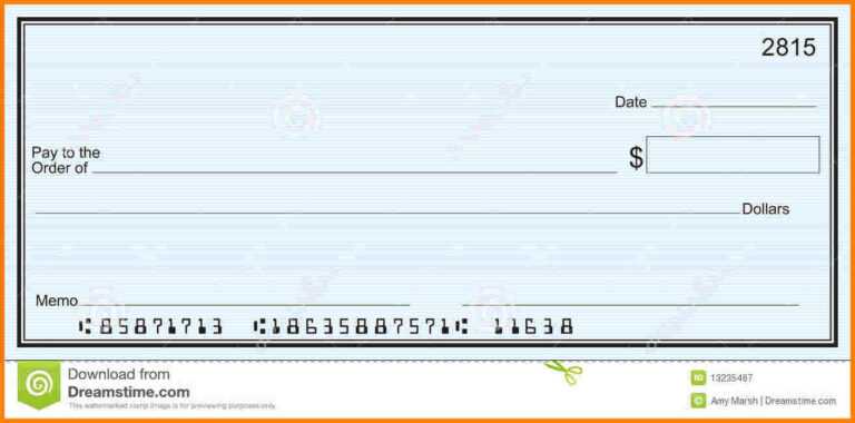 011 Checks Template Word Blank Check Templates For Microsoft for Large ...