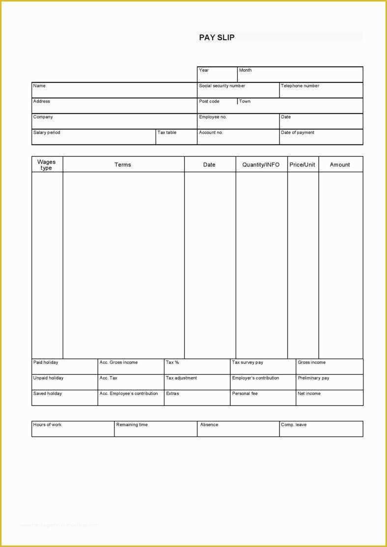 011 Pay Stub Template Word Ideas Free Download Of Templates With Pay Stub Template Word Document