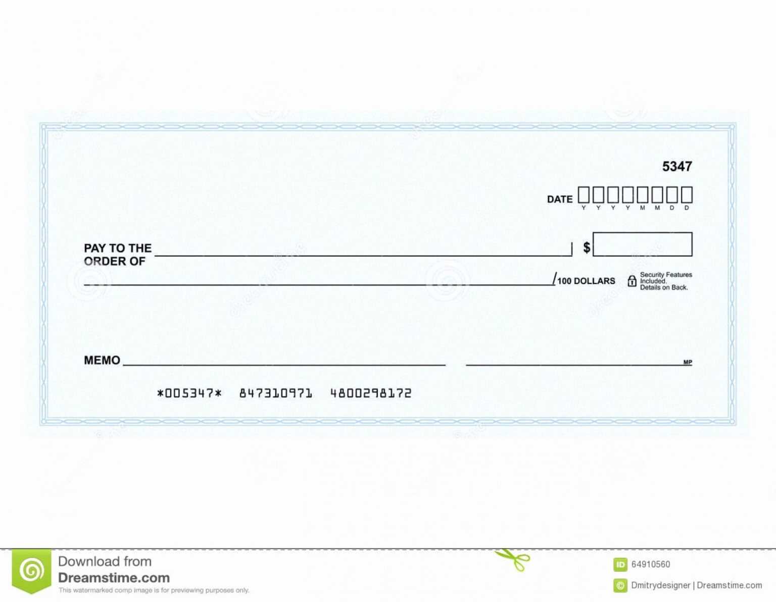 012 Blank Business Check Template Ideas Regarding Fun Awful intended ...