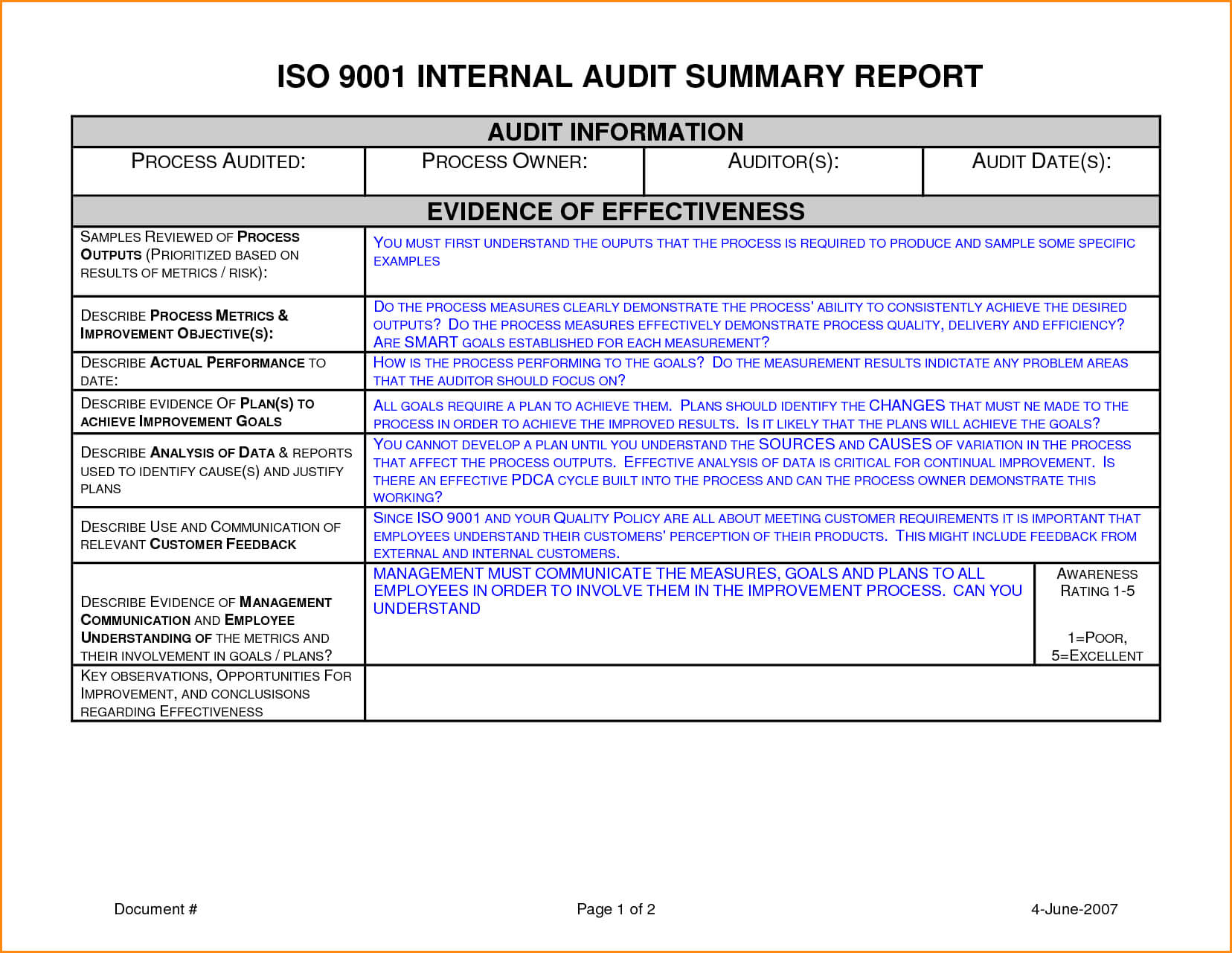 012 Template Ideas Internal Audit Report Sample Unbelievable With Template For Audit Report