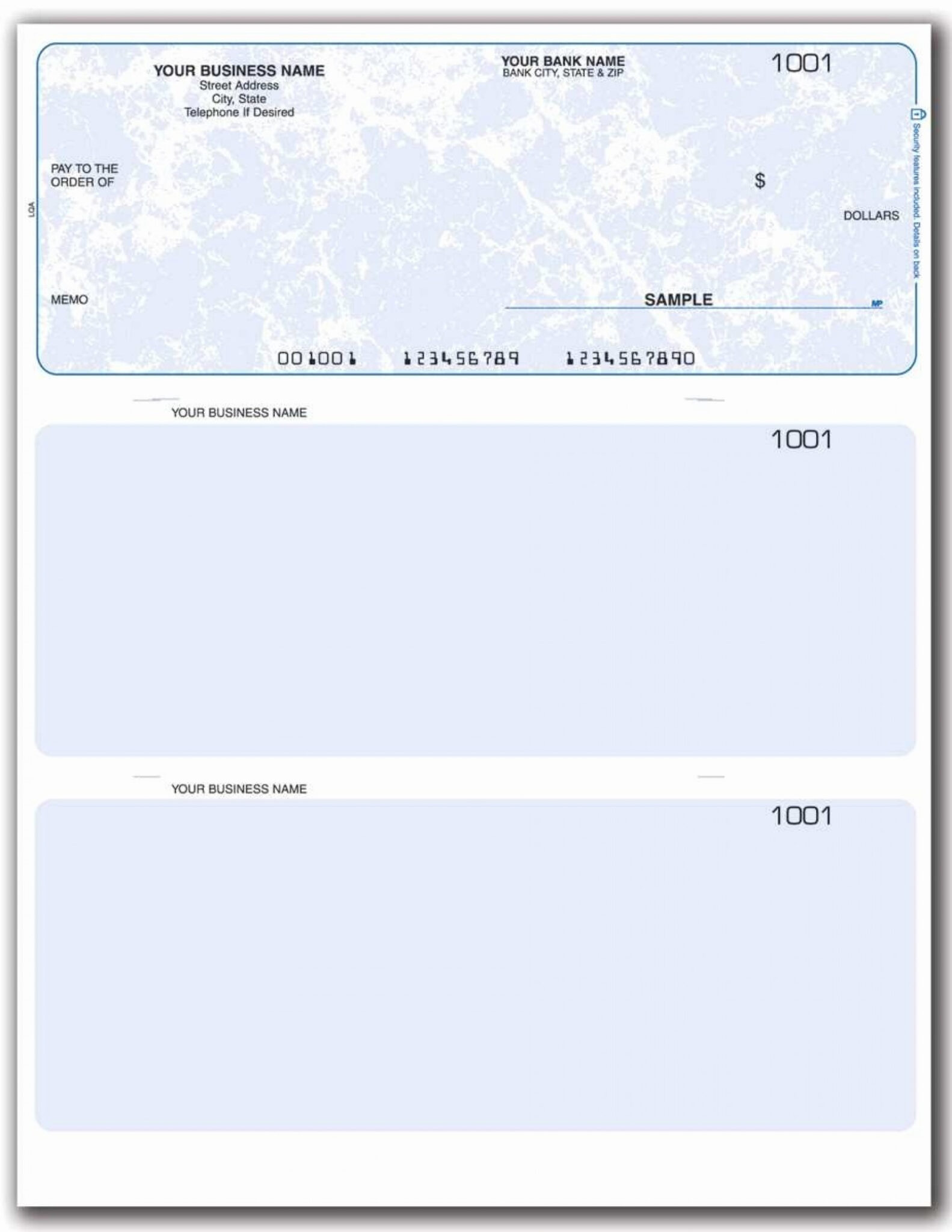 quickbooks check printing template word