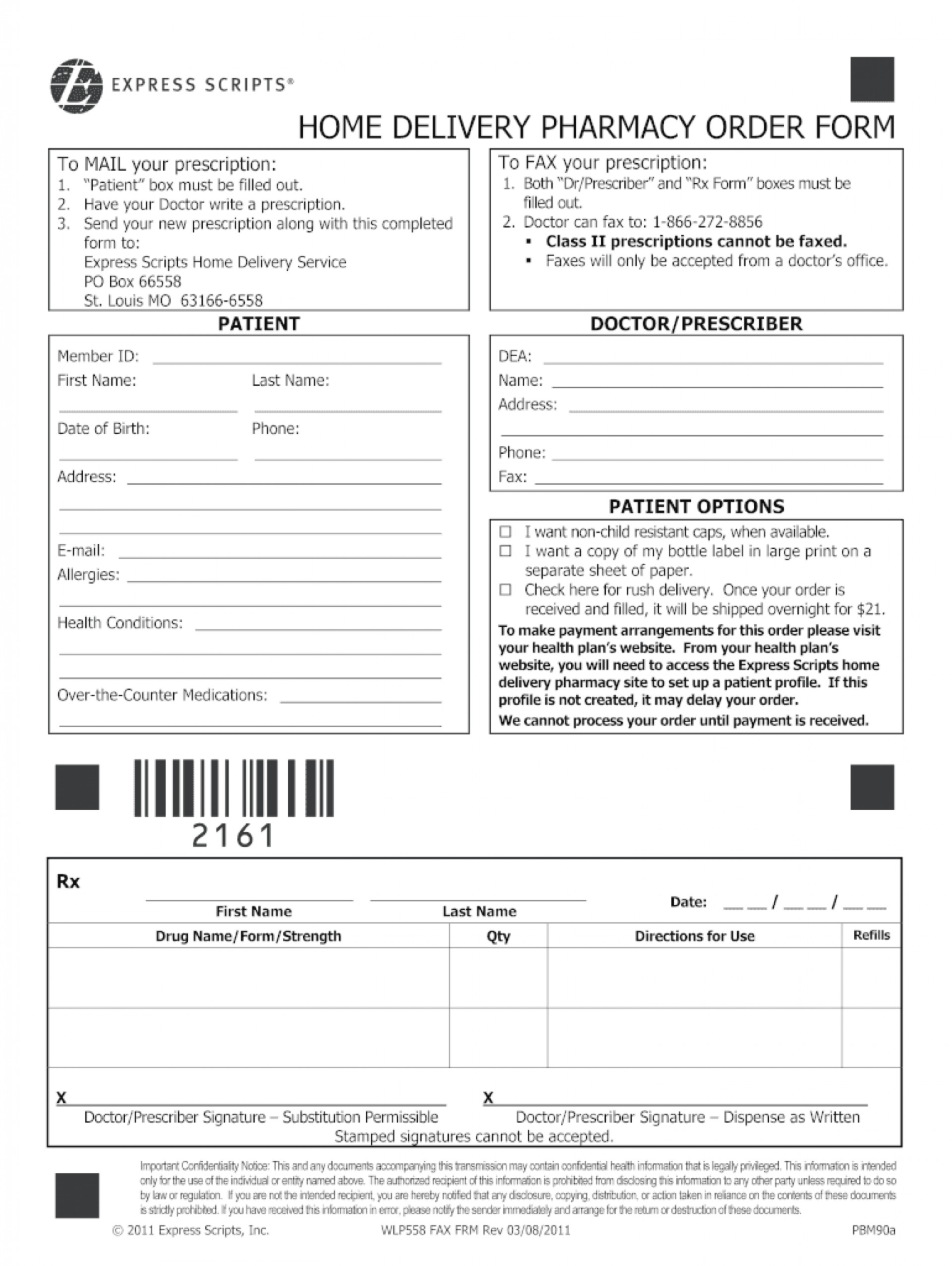 Printable Fake Prescription Forms