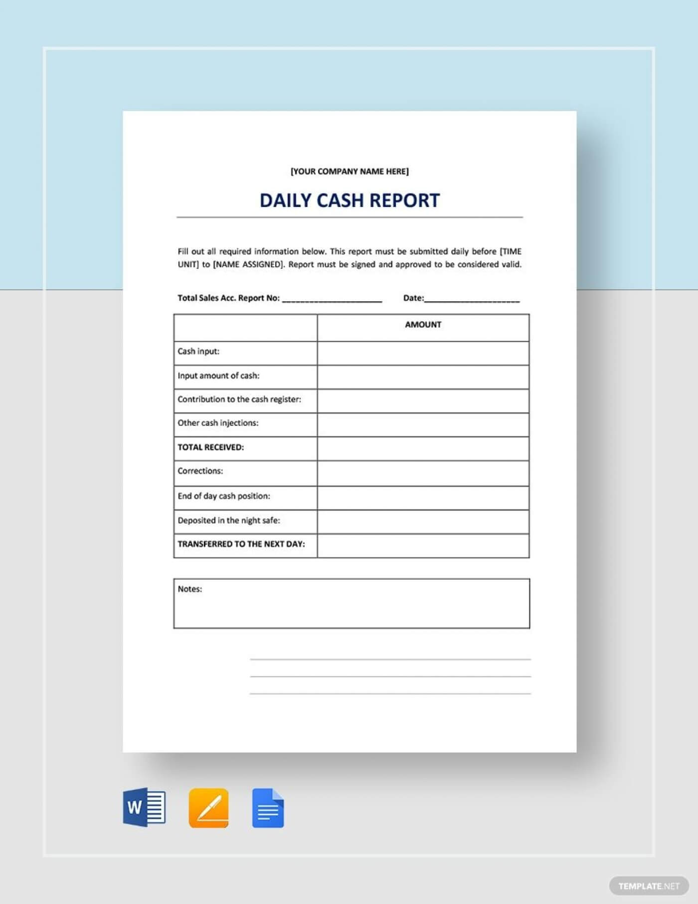 016 Microsoft Word Report Templates Template Ideas Striking Within End Of Day Cash Register Report Template