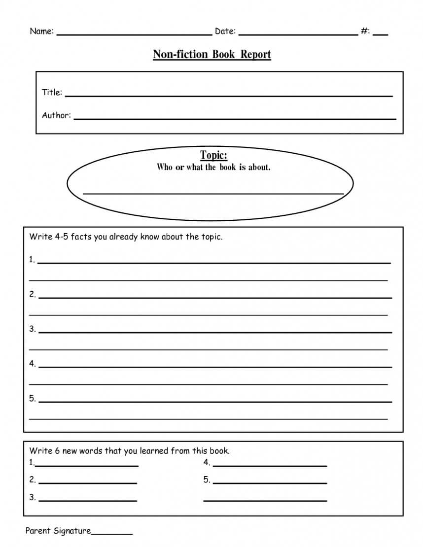 016 Template Ideas Biography Book Report For Writing Intended For Middle School Book Report Template
