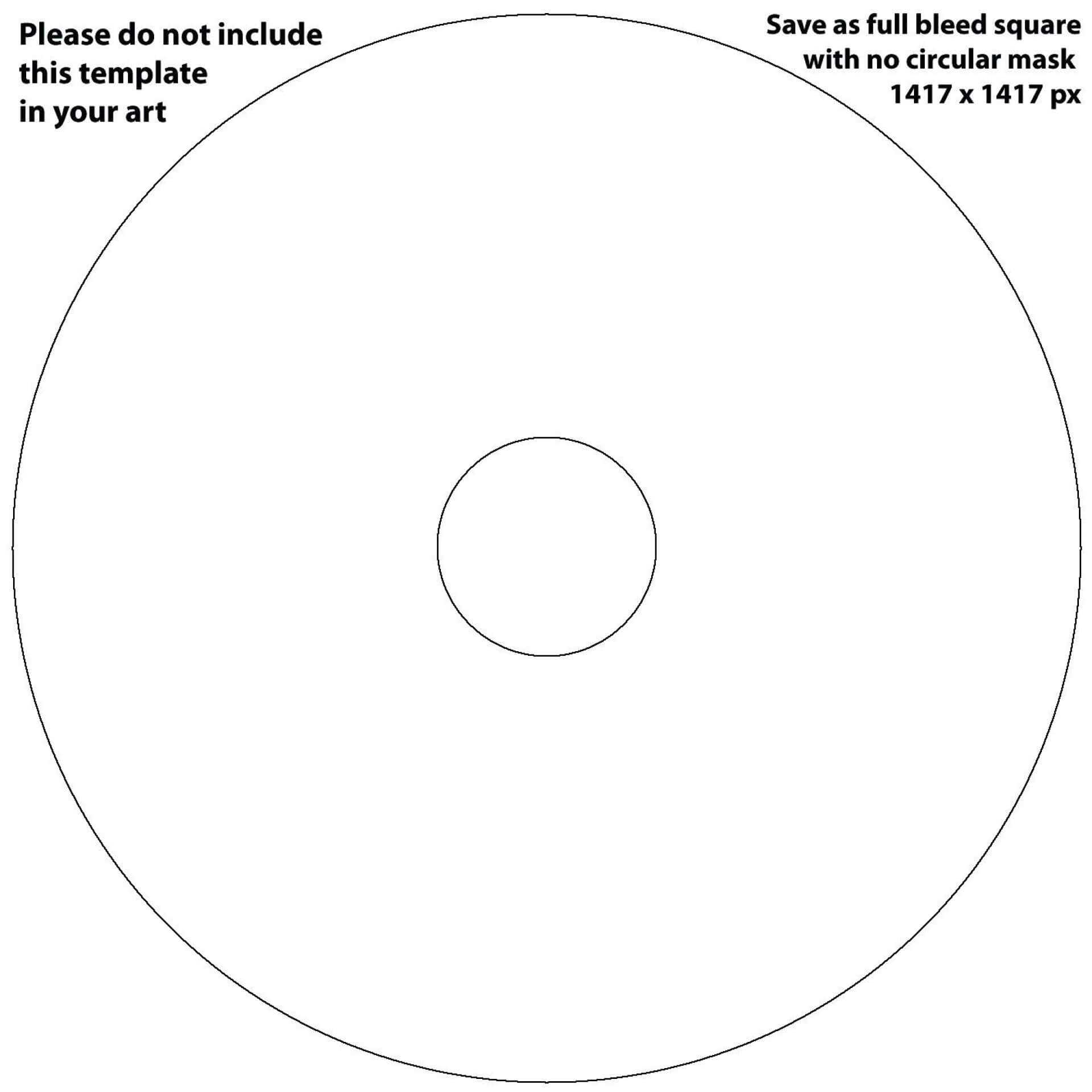 Printable Slimline Cd Template