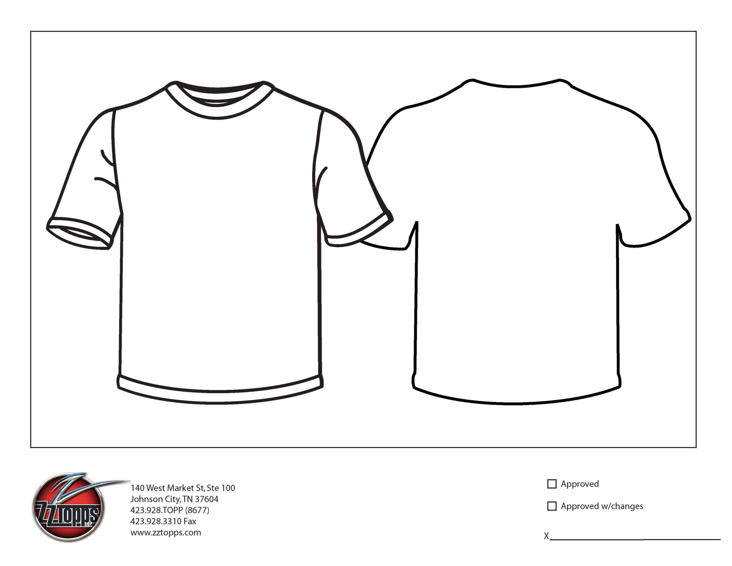 017 Printable T Shirt Order Form Template 483587 With Regard To Printable Blank Tshirt Template
