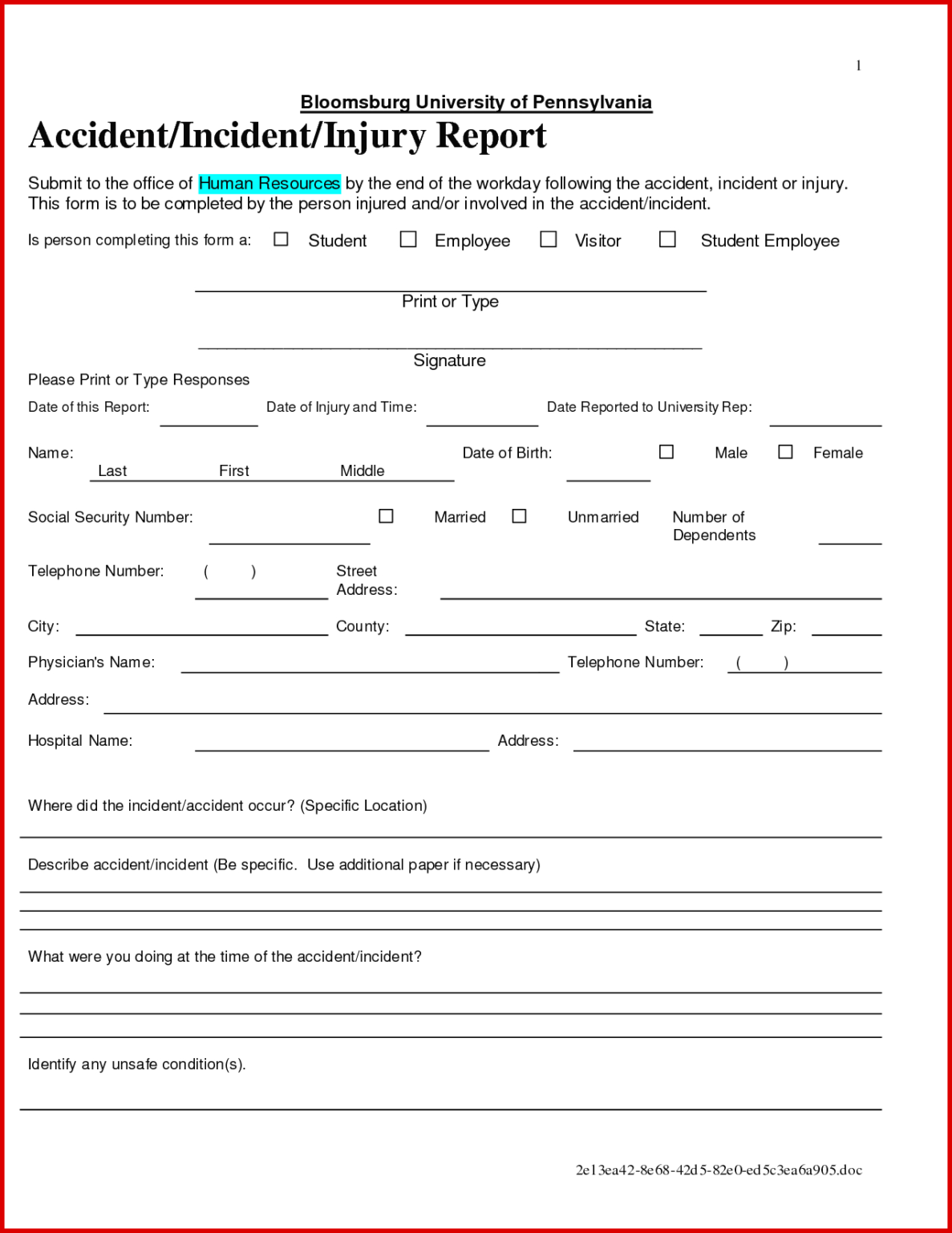 Template Ideas Generic Incident Report Incident Rt Regarding Medical Report Template Doc