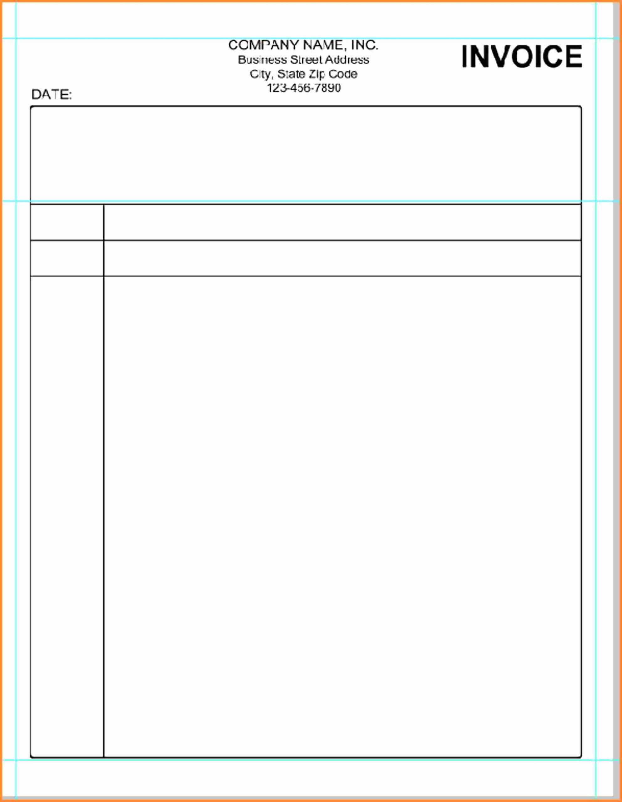 017 Template Ideas Invoice Microsoft Word Free Printable Regarding Free Printable Invoice Template Microsoft Word