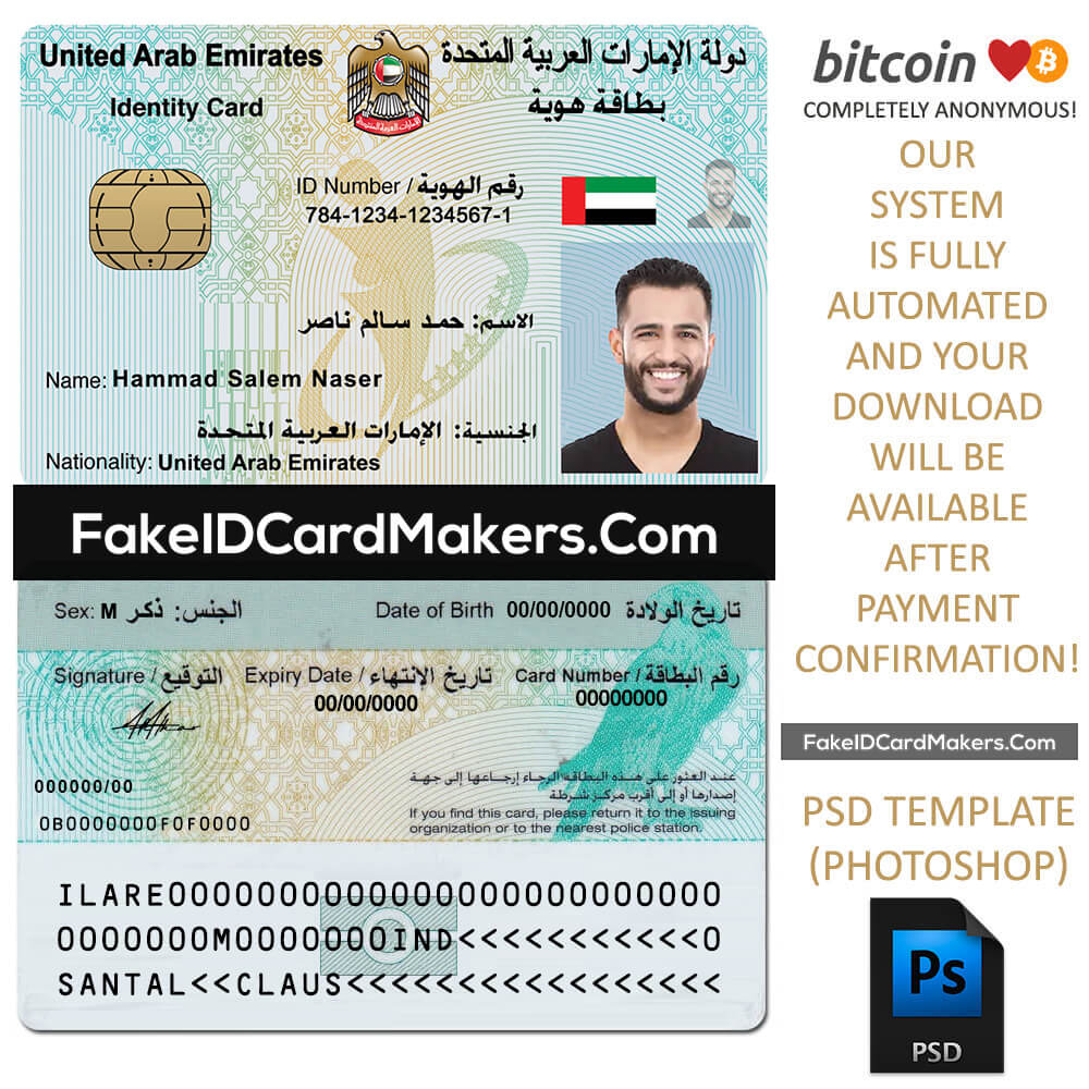 017 Template Ideas United Arab Emirates Id Driver License With Regard To Blank Drivers License Template