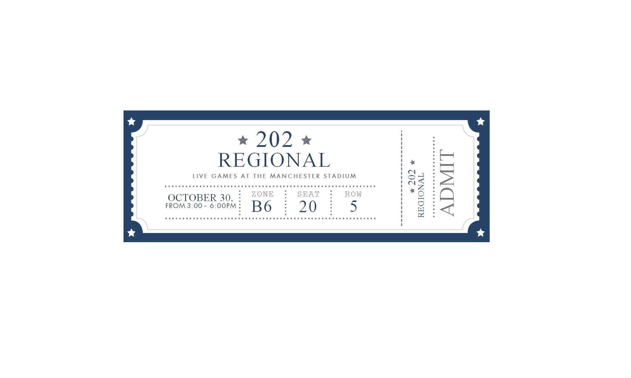 018 Free Printable Ticket Template Word Event Templates Ms With Regard To Blank Admission Ticket Template