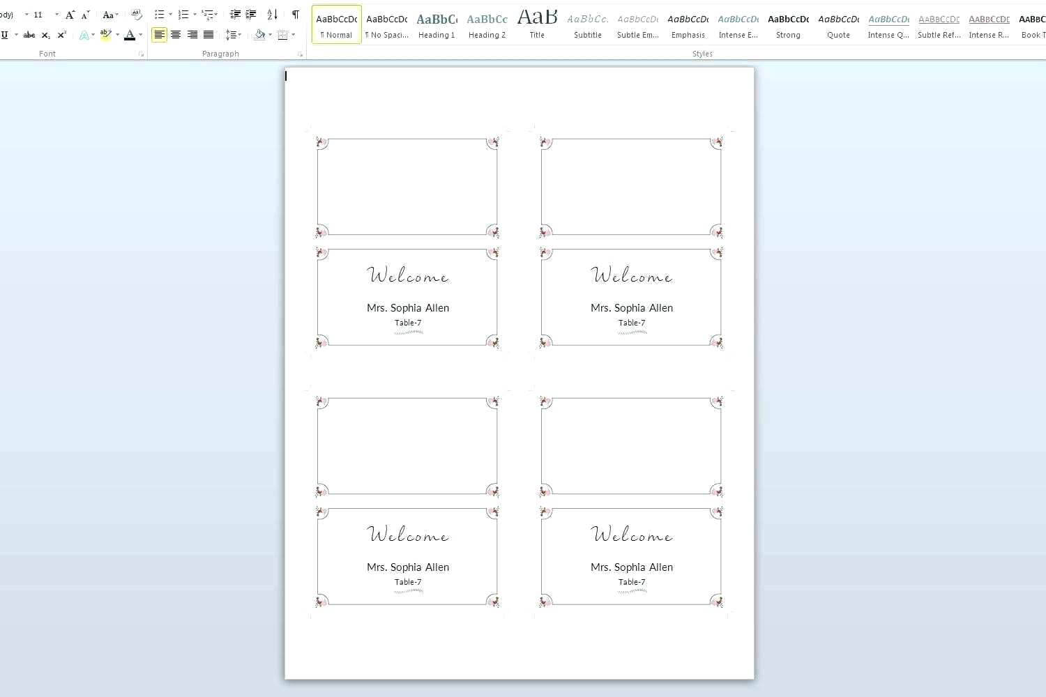 018 Place Cards Template Word Table Tent Exceptional Ideas In Microsoft Word Place Card Template