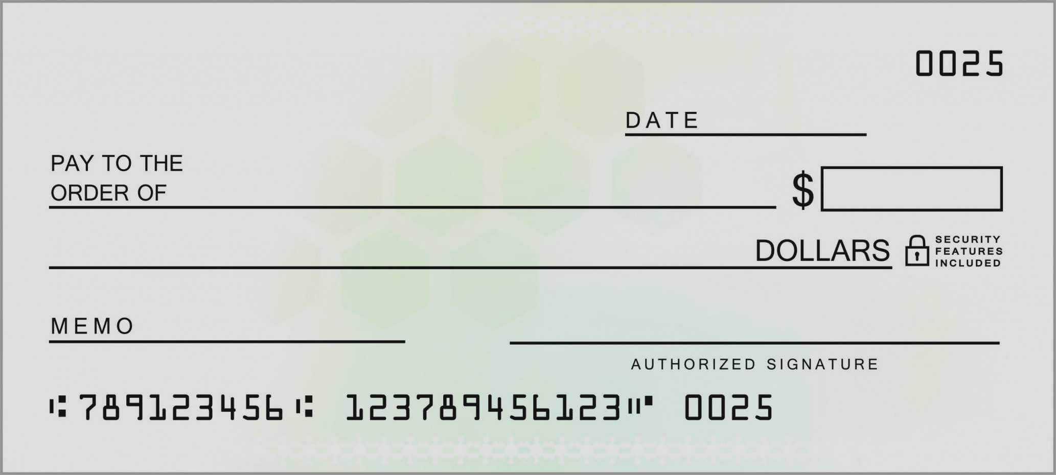 019 Template Ideas Free Blank Check Editable Cheque Fabulous Inside Editable Blank Check Template