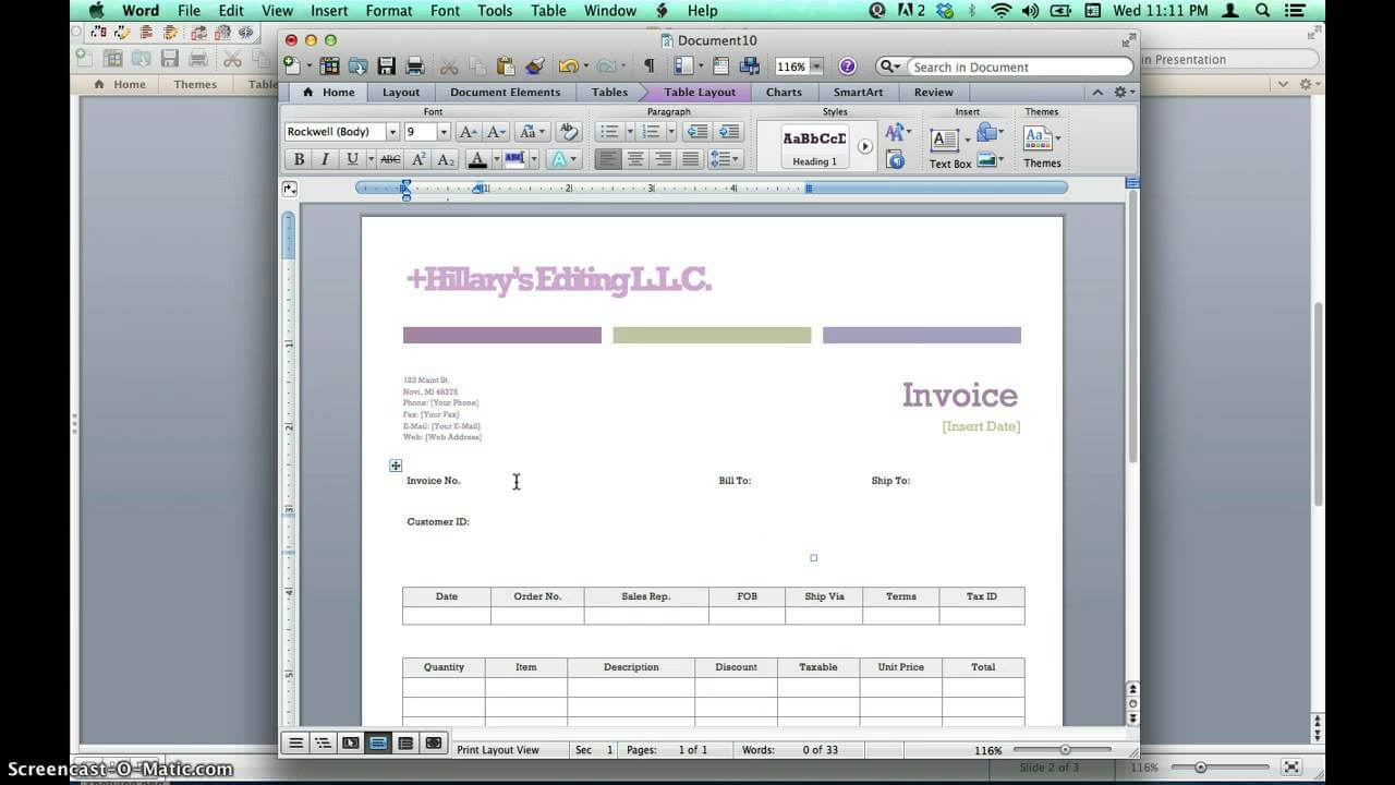 021 Basic Invoice Template Microsoft Word Ideas Awesome Uk Within Creating Word Templates 2013