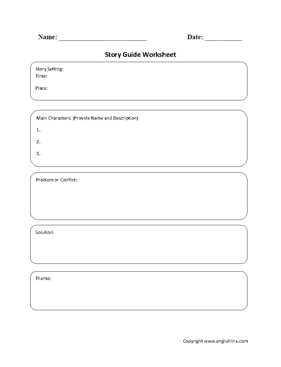 021 Biography Book Report Template Story Guide Worksheet Pertaining To Book Report Template Middle School
