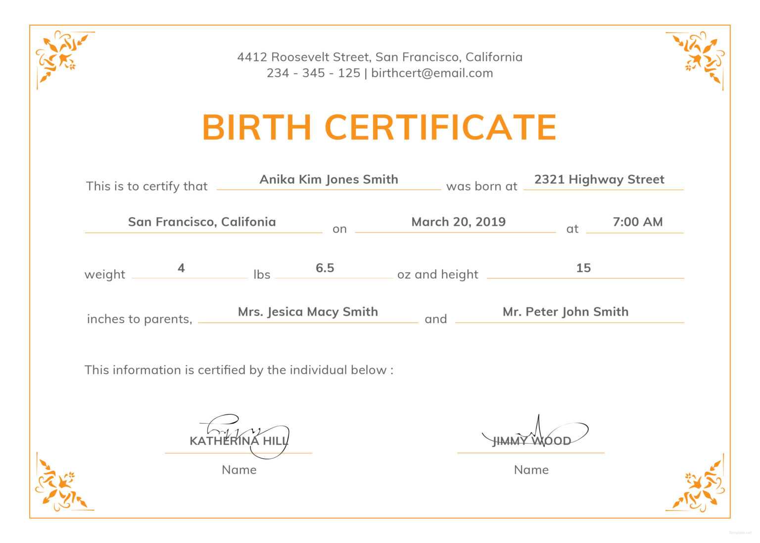 021 free birth certificate template impressive ideas regarding birth 