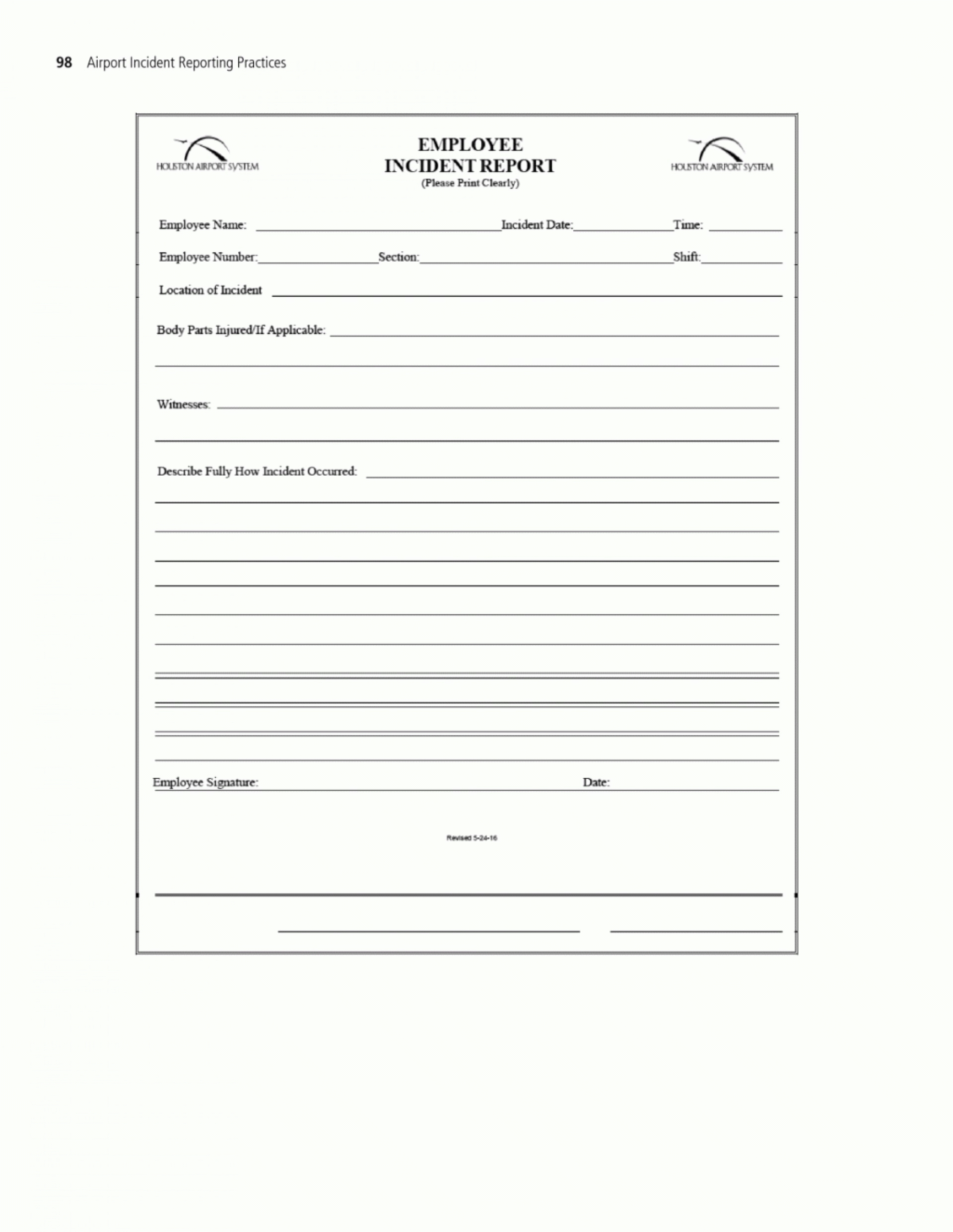021 Template Ideas Incident Report Format Word Form With Sample Fire Investigation Report Template